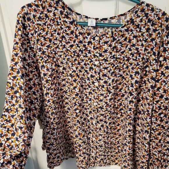 3 Long Sleeve Womens Tops Patterned Floral - Picture 3 of 7